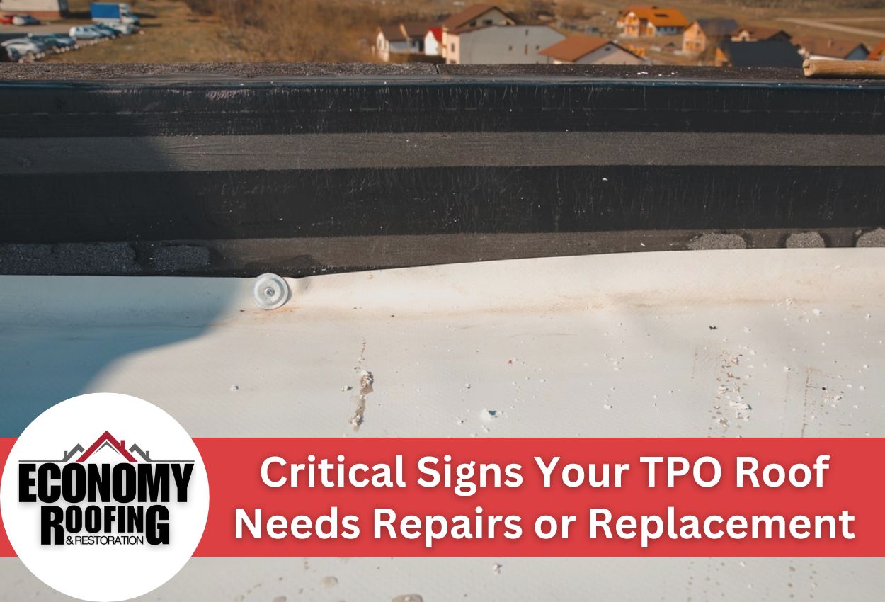 Critical Signs Your TPO Roof Needs Repairs or Replacement